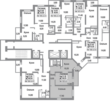 Балашиха, 2-х комнатная квартира, микрорайон Павлино д., 3985282 руб.