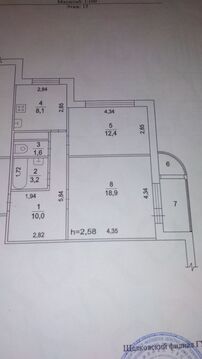 Щелково, 2-х комнатная квартира, Соболевка д.2, 4299000 руб.