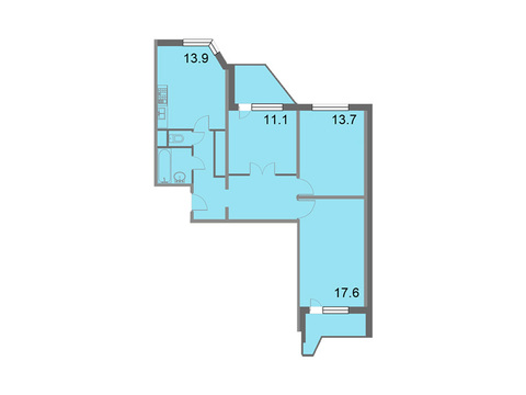Москва, 3-х комнатная квартира, Грайвороновский 2-й проезд д.вл38с4, 10695795 руб.