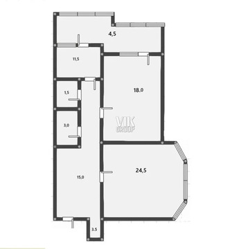 Нахабино, 2-х комнатная квартира, ул. Институтская д.13А, 11500000 руб.