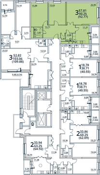 Москва, 3-х комнатная квартира, ул. Радиальная 6-я д.7, к 30, 6960772 руб.