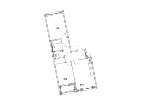 Москва, 2-х комнатная квартира, ул. Автозаводская д.Вл23, 20429640 руб.