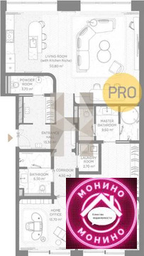 Москва, 2-х комнатная квартира, Большой Черкасский пер. д.д. 4, 451620000 руб.