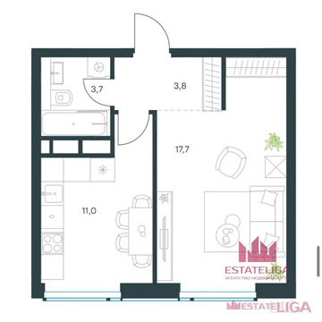 Москва, 1-но комнатная квартира, Причальный проезд д.10к2, 21900000 руб.