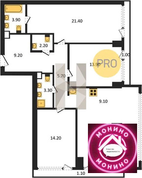 Москва, 3-х комнатная квартира, Кутузовский прд. д.д. 16, 122017515 руб.
