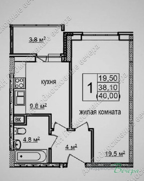 Звенигород, 1-но комнатная квартира, микрорайон Супонево д.15, 2600000 руб.