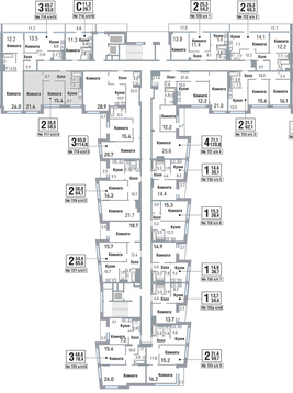 Москва, 2-х комнатная квартира, ул. Саморы Машела д.5, 8005725 руб.