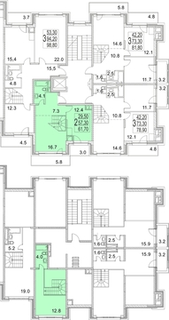 Павловская Слобода, 2-х комнатная квартира, ул. Красная  д.9 д., 7934620 руб.