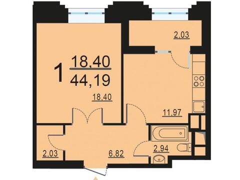 Москва, 1-но комнатная квартира, ул. Берзарина д.28, 8482933 руб.