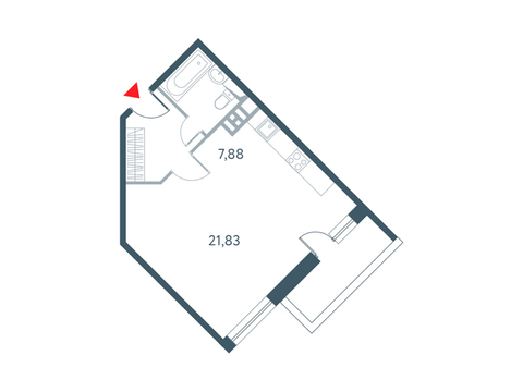 Москва, 1-но комнатная квартира, ул. Викторенко д.11С24, 10204729 руб.