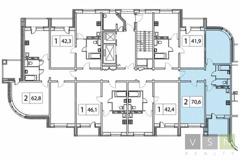 Мытищи, 2-х комнатная квартира, Ярославское ш. д.107, 5789200 руб.