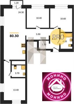 Москва, 3-х комнатная квартира, ул. Тагильская д.д. 6, 27240000 руб.