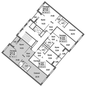 Москва, 2-х комнатная квартира, улица Татьянин Парк д., 9932082 руб.