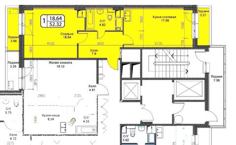 Октябрьский, 1-но комнатная квартира, ул. Ленина д.25, 3350000 руб.