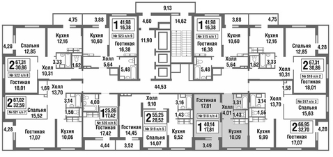 Москва, 1-но комнатная квартира, улица Татьянин Парк д., 5220628 руб.