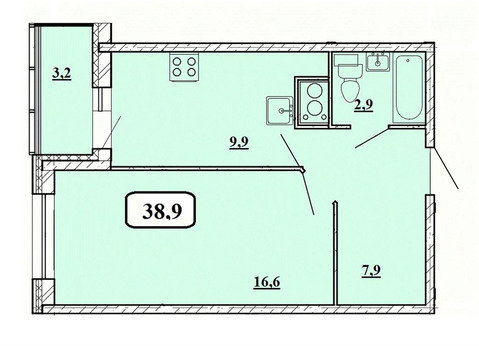 Красногорск, 1-но комнатная квартира, б-р Космонавтов д.д. 11, 4560427 руб.