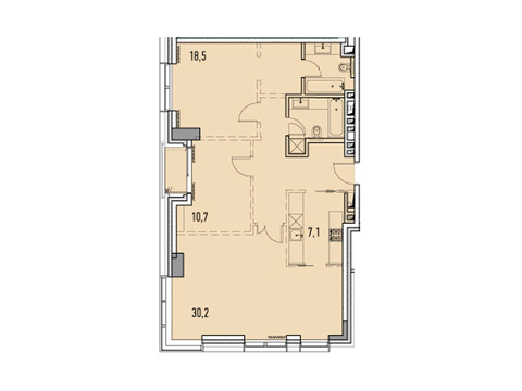 Москва, 3-х комнатная квартира, Багратионовский проезд д.1А, 26020417 руб.