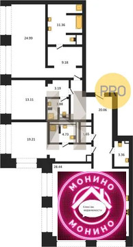 Москва, 3-х комнатная квартира, ул. Садовая-Сухаревская д.д. 14 стр. 1, 343627362 руб.