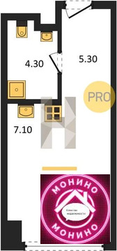 Москва, 1-но комнатная квартира, ул. Ботаническая д.д. 29, 11934000 руб.