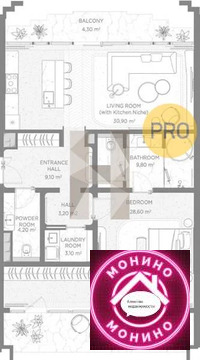 Москва, 1-но комнатная квартира, Большой Черкасский пер. д.д. 4, 498590000 руб.