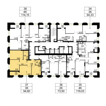 Москва, 3-х комнатная квартира, ул. Берзарина д.д. 28, корп. 2, 20524200 руб.