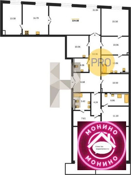 Москва, 3-х комнатная квартира, Крестовоздвиженский пер. д.д. 4, 539712000 руб.