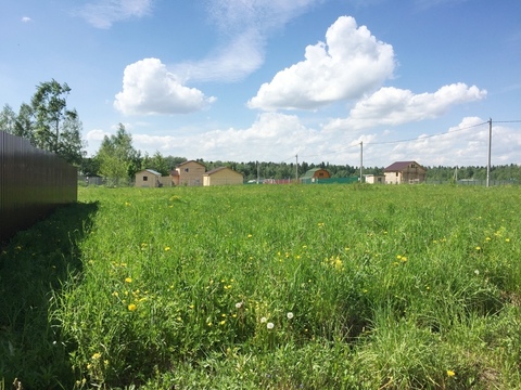 8 соток в жилой деревне Беклемишево 45 км от МКАД по Дмитровскому ш., 460000 руб.