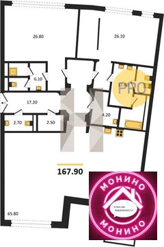 Москва, 2-х комнатная квартира, ул. Никольская д.д. 10/2, 537280000 руб.