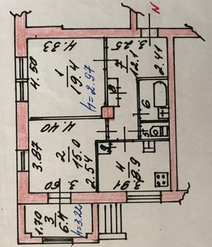 Люберцы, 3-х комнатная квартира, Октябрьский пр-кт. д.375 к7, 4300000 руб.