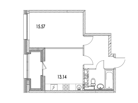 Москва, 1-но комнатная квартира, ул. Автозаводская д.Вл23, 9320687 руб.