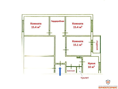 Домодедово, 3-х комнатная квартира, бульвар Строителей д.2, 11490000 руб.