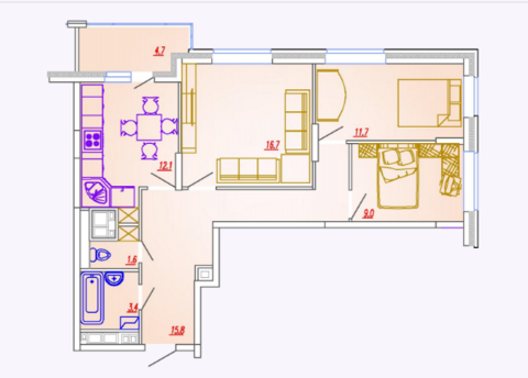 Мытищи, 3-х комнатная квартира, Ярославское ш. д.73, 5387200 руб.