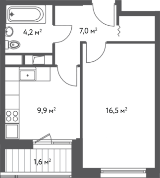 Москва, 1-но комнатная квартира, Кавказский б-р. д.вл. 27, корп.2, 6469490 руб.