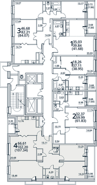 Москва, 4-х комнатная квартира, ул. Радиальная 6-я д.7, к 30, 8793099 руб.