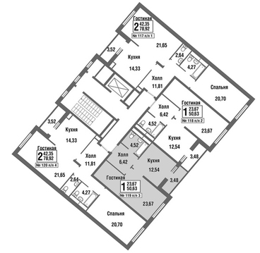 Москва, 1-но комнатная квартира, улица Татьянин Парк д., 6574305 руб.