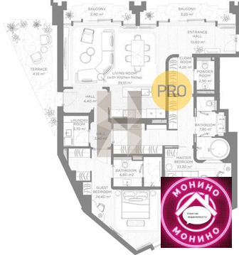 Москва, 2-х комнатная квартира, Большой Черкасский пер. д.д. 4, 545310000 руб.