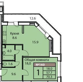 Дмитров, 2-х комнатная квартира, ул. Оборонная д.30, 3600000 руб.