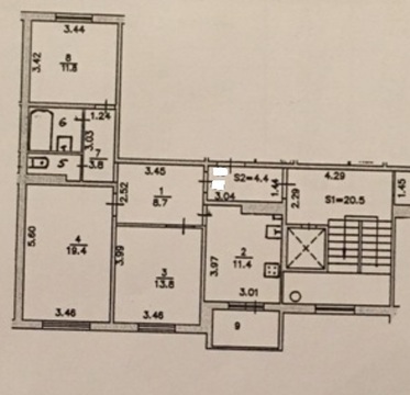 Подольск, 3-х комнатная квартира, ул. Литейная д.42, 6880000 руб.