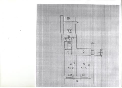 Протвино, 2-х комнатная квартира, Лесной б-р. д.12, 3200000 руб.