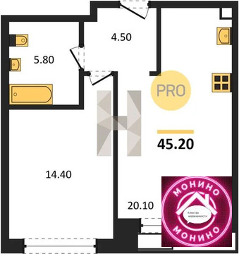 Москва, 1-но комнатная квартира, ул. Нижние Мневники д.д. 4, 31504400 руб.