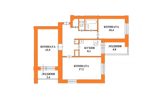 Москва, 3-х комнатная квартира, ул. Нижняя д.4, 17200000 руб.