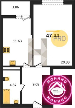 Ильинское, 1-но комнатная квартира, Ильинское село д.д. 1, 8113600 руб.