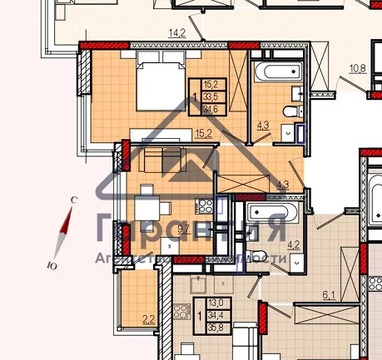Долгопрудный, 1-но комнатная квартира, Новый бульвар д.7 к1, 4450000 руб.