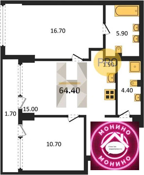 Москва, 2-х комнатная квартира, Кутузовский прд. д.д. 16, 61758789 руб.
