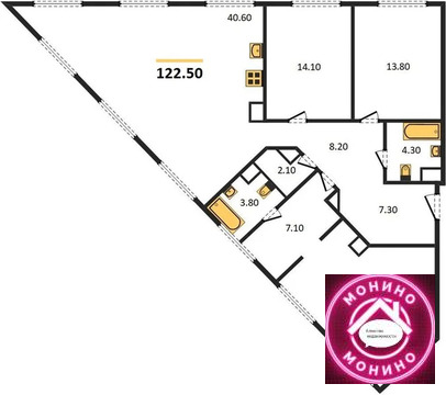 Москва, 3-х комнатная квартира, ул. Летниковская д.д. 4/6а, 85480122 руб.