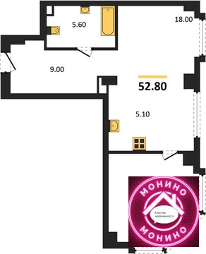 Москва, 1-но комнатная квартира, Большая Тульская ул. д.д. вд. 10, 29509920 руб.