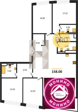 Москва, 4-х комнатная квартира, ул. Нижние Мневники д., 111232000 руб.