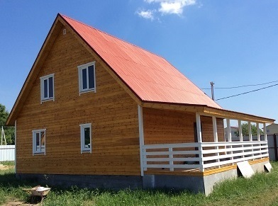 Продается новый дом(брус) 130м в д. Цибино, 15км от г.Раменское, 3830000 руб.