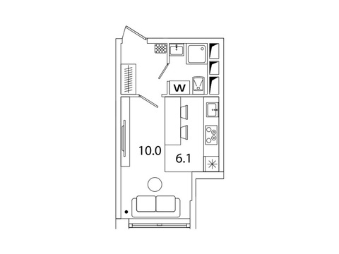 Москва, 1-но комнатная квартира, Рязанский пр-кт. д.2, 4520000 руб.