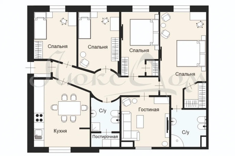 Москва, 4-х комнатная квартира, ул. Береговая д.4 корп. 10, 129000000 руб.